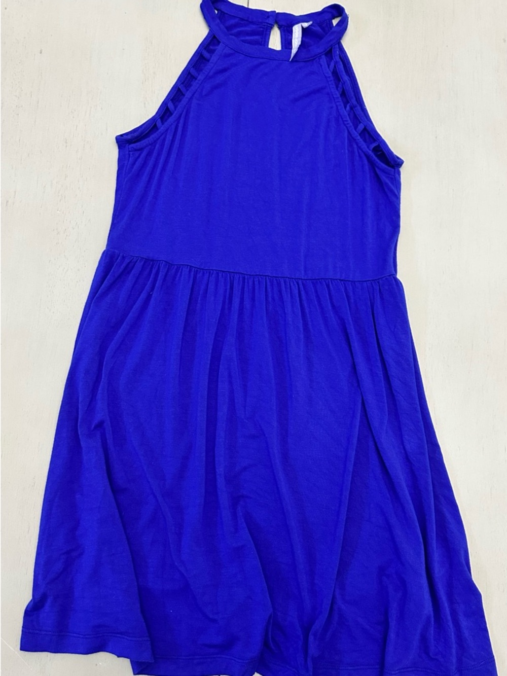 Good Luck Girl Halter Knit Skate Dress -size large